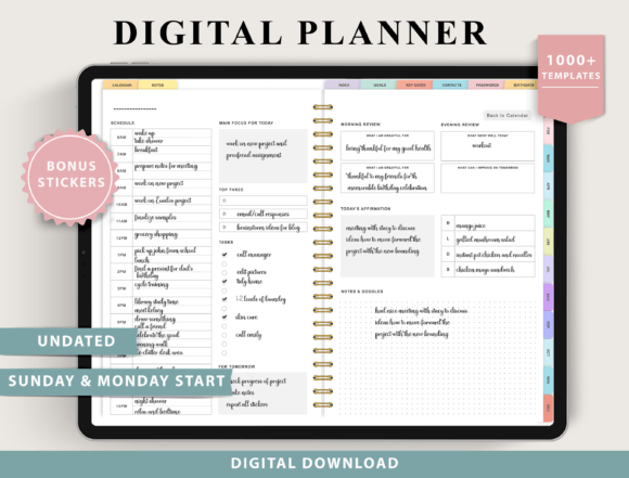 Download Digital Planner for Ipad, GoodNotes - Planner Collection