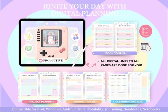 Download Digital Planner for Ipad, Goodnotes - Planner Collection