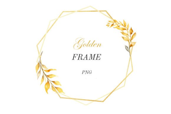 Download Golden Frame. Geometric Shapes - Frame Collection
