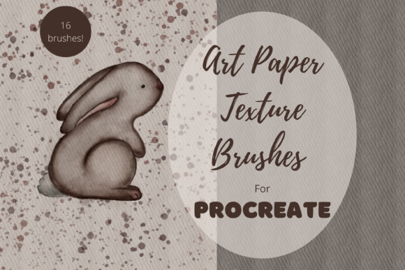 Download Procreate Art Paper Texture Brushes - Text Collection
