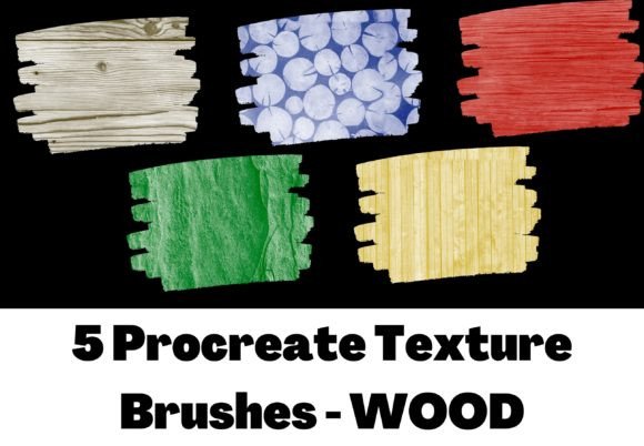 Download Procreate Textures Brushes Wood - Text Collection