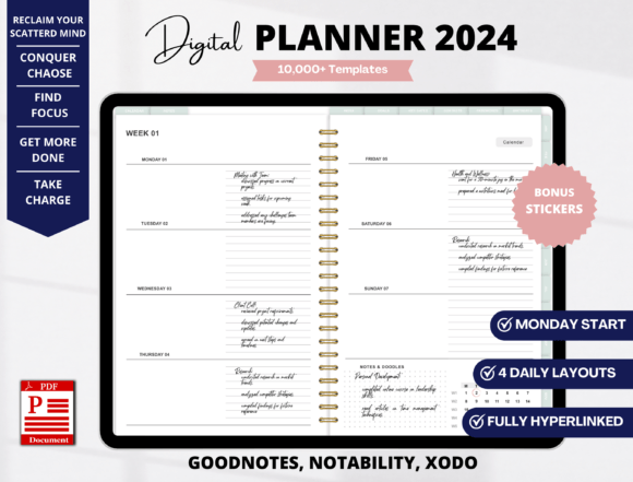 Download Digital Planner 2024 for Ipad, GoodNotes - Planner Collection
