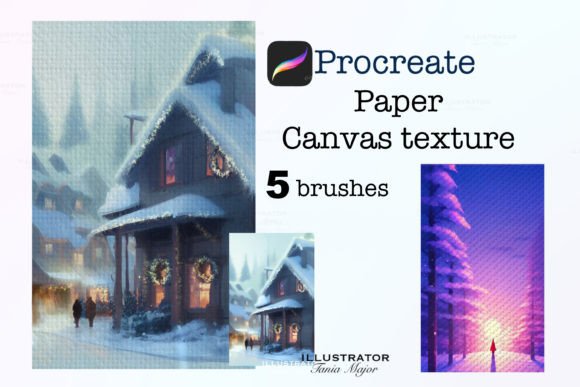 Download Procreate Canvas Paper Texture Brushes - Text Collection