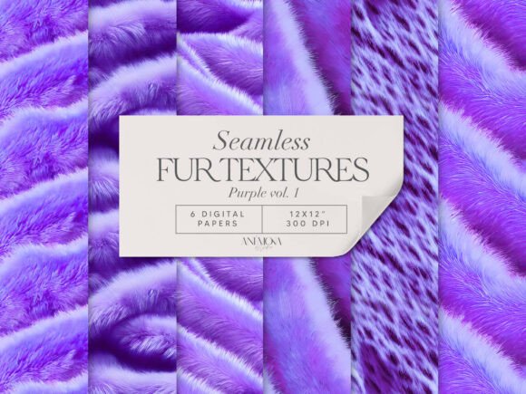 Download Purple Fur Texture Pattern Pack - Text Collection