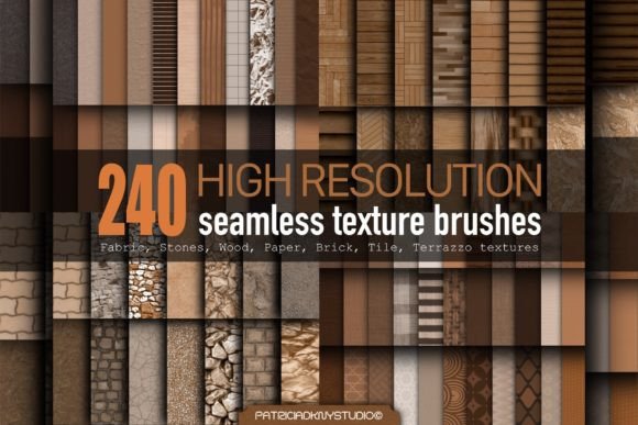 Download Procreate Seamless Texture Brush Set - Text Collection