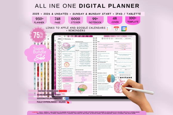 Download All in One IPad Digital Planner - Planner Collection