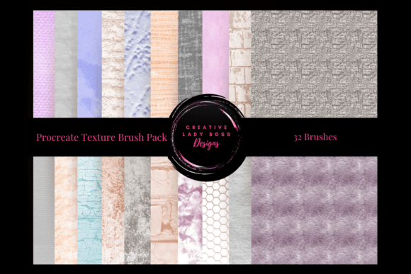 Download Procreate Texture Brush Pack - Text Collection