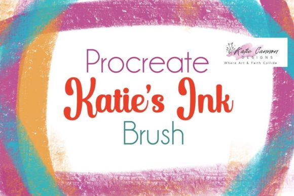Download Katie's Ink Procreate Texture Brush - Text Collection