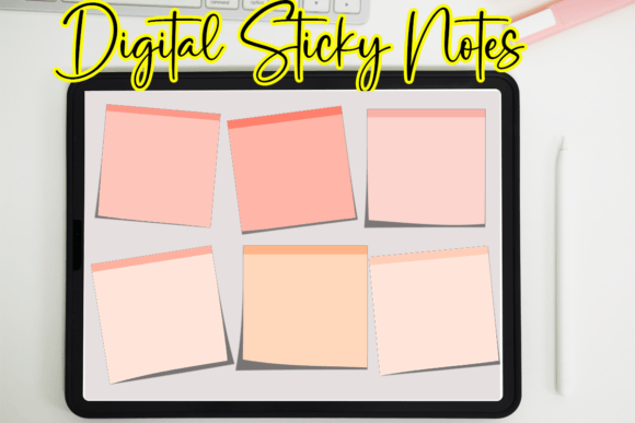 Download Digital Sticky Notes for DigitalPlanner - Planner Collection