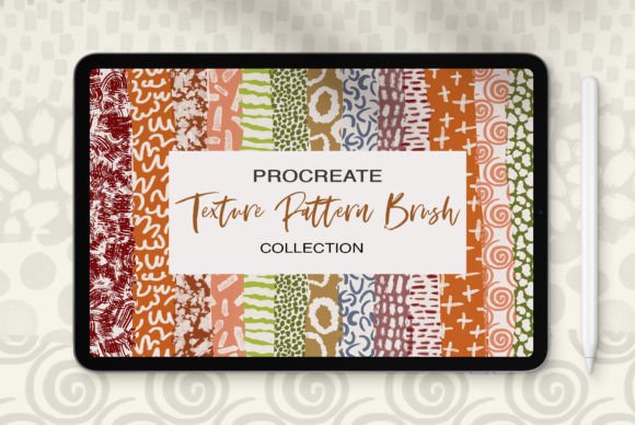 Download Procreate Texture Pattern Brushes - Text Collection