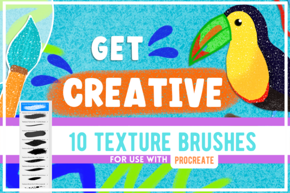 Download Procreate Texture Brushes - Text Collection